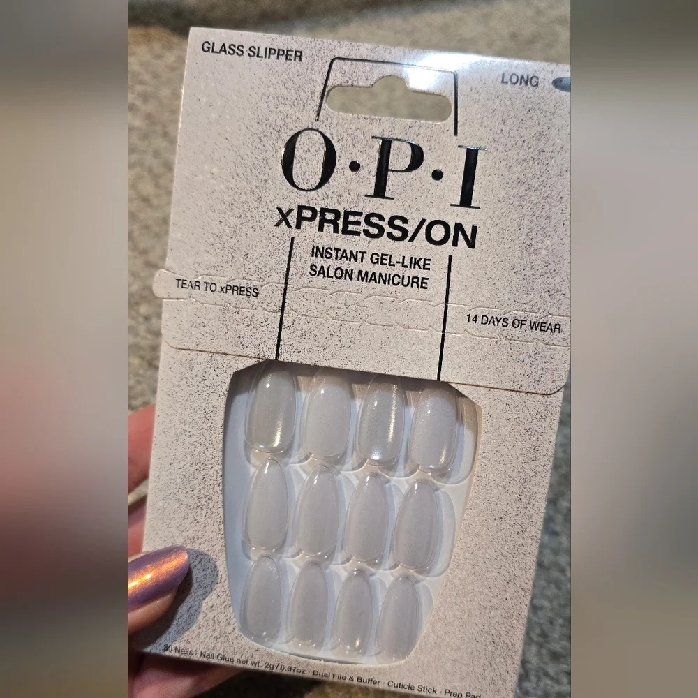 OPI xPress/On Gel-Like Nails - Glass Slipper
